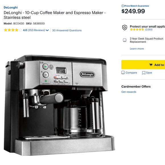 🏠•DELONGHI Espresso/Coffee Machine - Picture 2 of 12